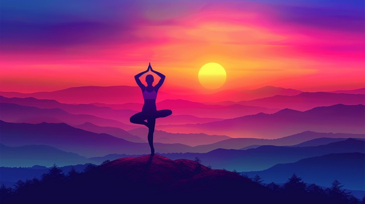 Free Sunset Yoga Pose Image - Sunset, Yoga, Silhouette | Download at ...