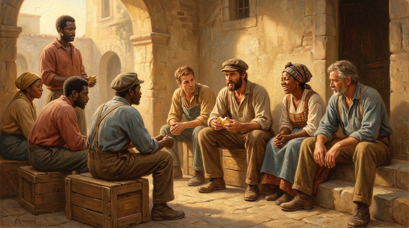 Worker Quick Rest Free Workers Rest Together Image - Workers, Laborers, Rest | Download ...