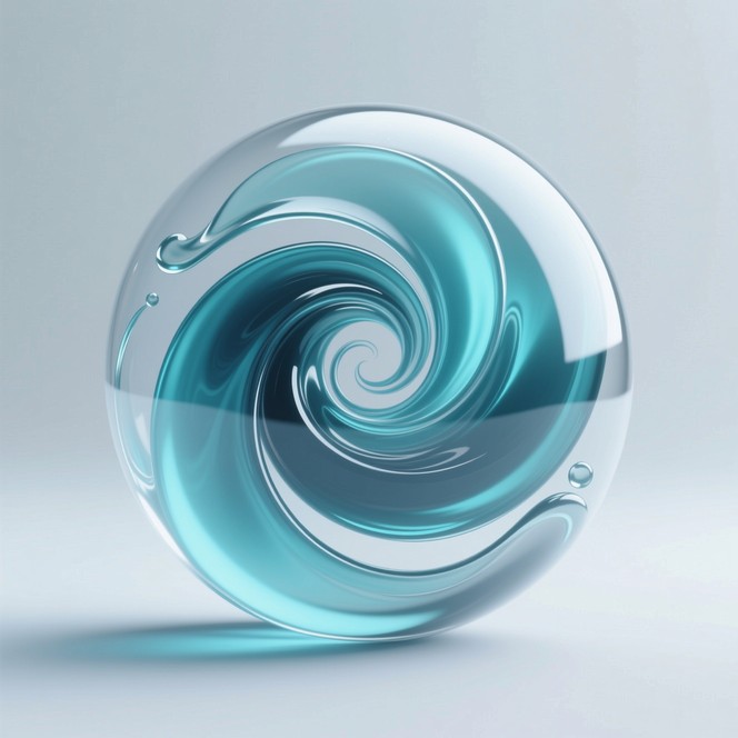 Free Swirling Fluid Sphere Photo - Sphere, Fluid, Swirl | Download at ...