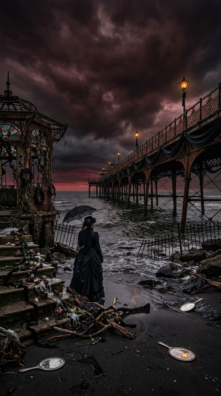 Free Gothic Mourning Beachside Image - Victorian, Gothic, Mourning ...