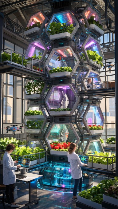 Free Futuristic Vertical Farm Image - Farm, Vertical, Hydroponic ...