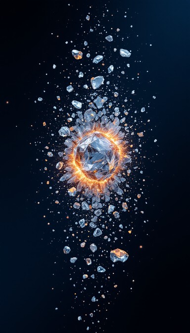 Crystals Exploding Free Crystalline Impact Burst Image - Glass, Explosion, Shatter ...