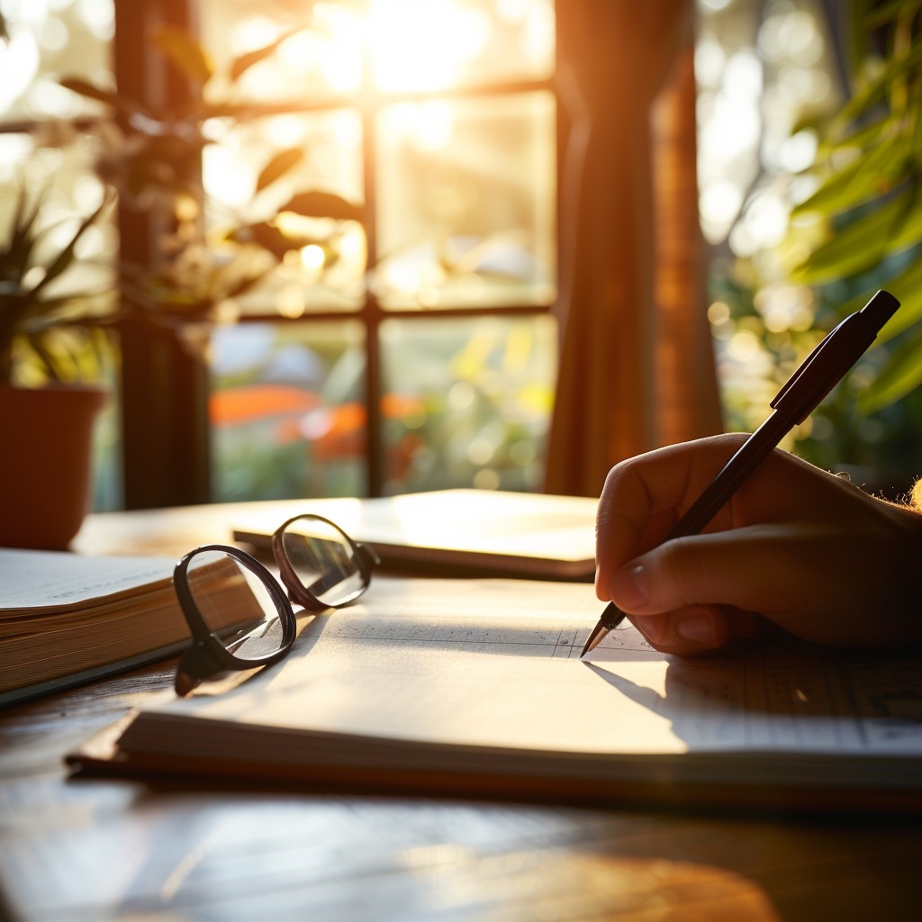 Free Writing at Sunset Image - Writing, Sunset, Contemplation ...