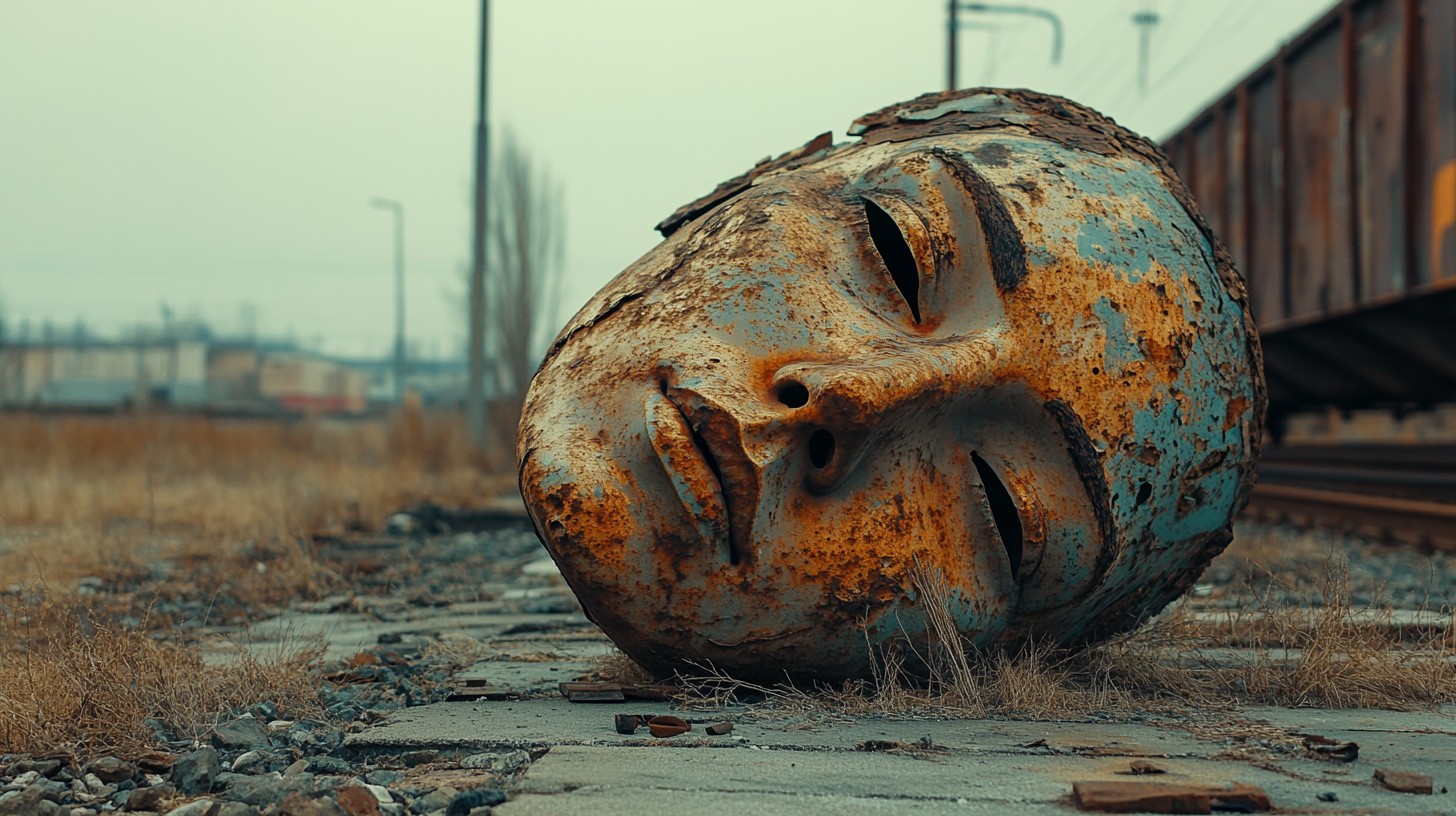 Tacular Rust Face Free Rusted Face Sculpture Image - Rust, Metallic, Sculpture | Download ...