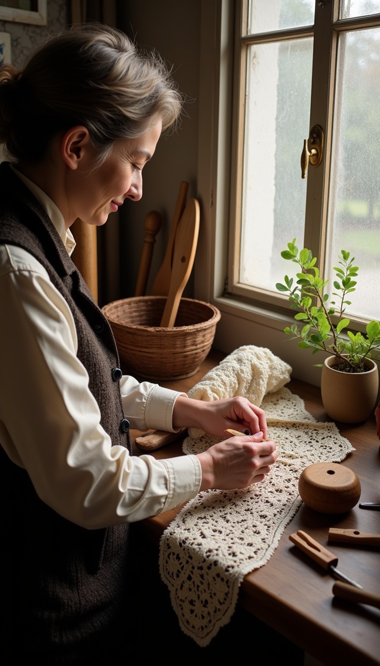 Free Delicate Lace Creation Image - Lacemaking, Traditional, Craft ...
