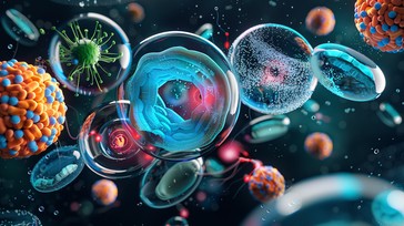 Free Vibrant Cellular Visualization Image - Science, Art, Cells ...