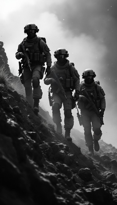 Free Soldiers Ascending Darkness Image - Military, Combat, Tactical ...