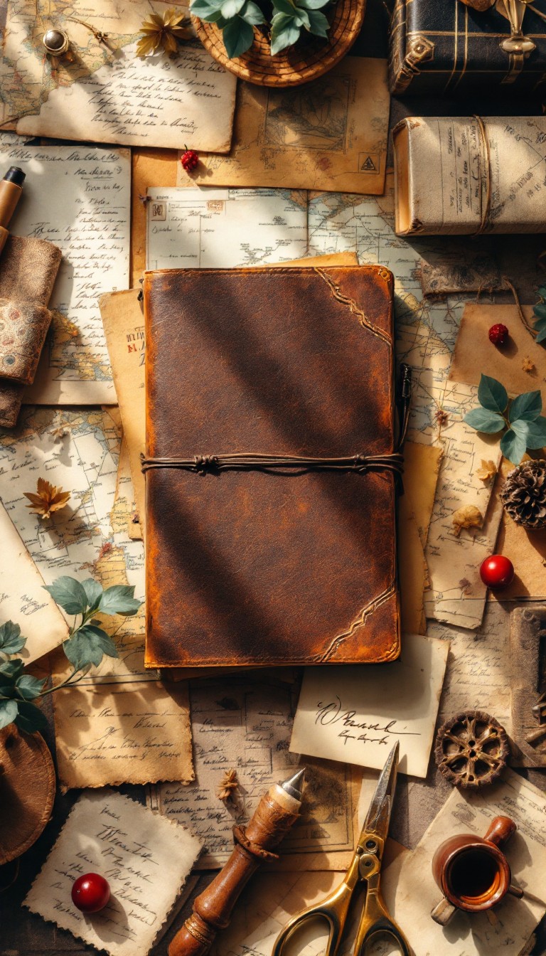 Free Vintage Explorer S Journal Image Vintage Journal Travel