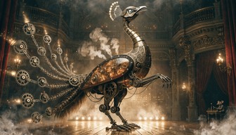 Free Mechanical Peacock Performance Image - Steampunk, Mechanical ...