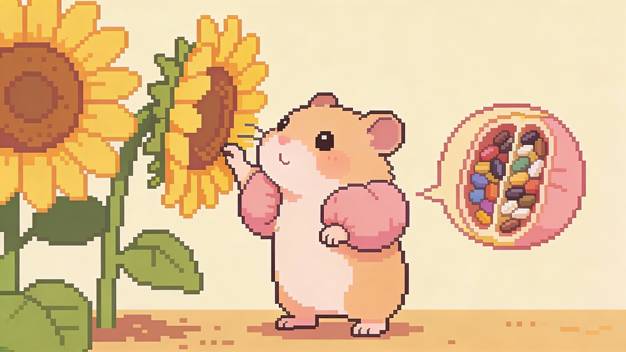Free Hungry Pixel Hamster Image - Hamster, Pixel, Art | Download at ...