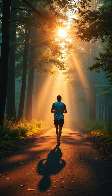 Free Morning Trail Run Image - Morning, Runner, Forest | Download at ...