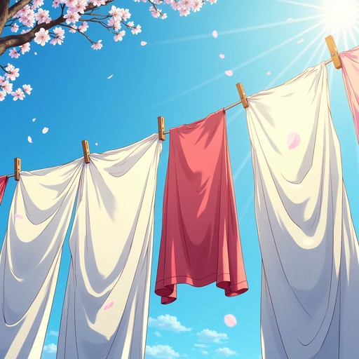 Free Sunlit Spring Laundry Image | Download at StockCake