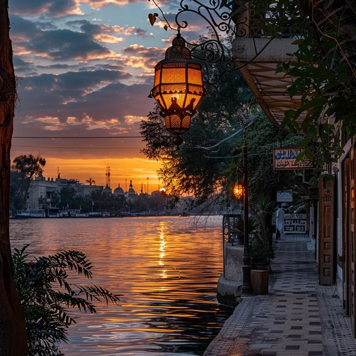 Free Sunset Riverside Glow Image - Sunset, River, Lantern | Download at ...