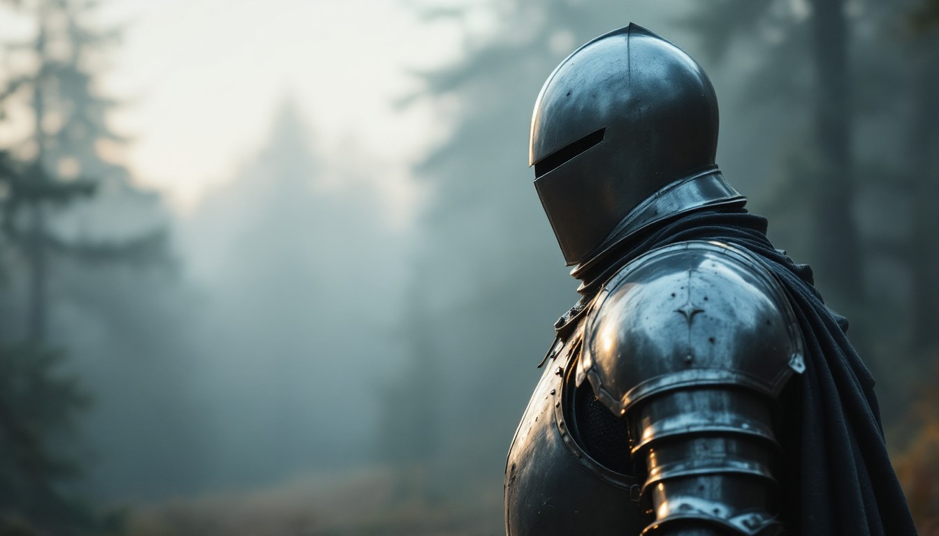 Free Knight Awaits Dawn Image - Knight, Armor, Medieval | Download at ...