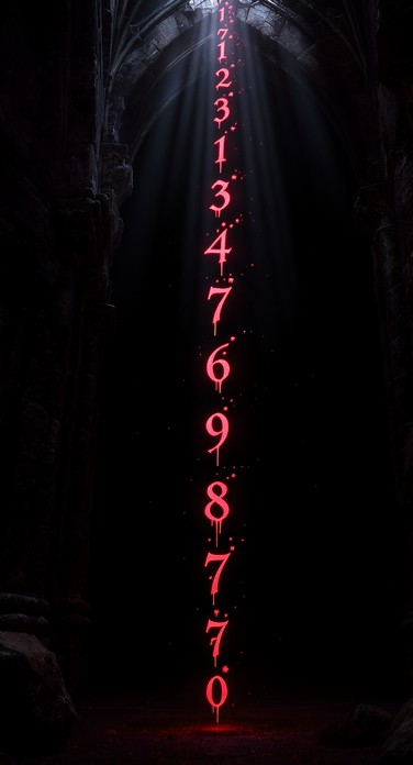 Free Mystical Numbers Descend Image - Gothic, Numbers, Crimson ...