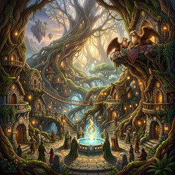 Tree Platform Civilization Free Ancient Tree Civilization Image - Fantasy, Tree, Civilization ...