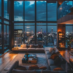 Free City View Loft Image - Cityscape, Twilight, Apartment | Download ...