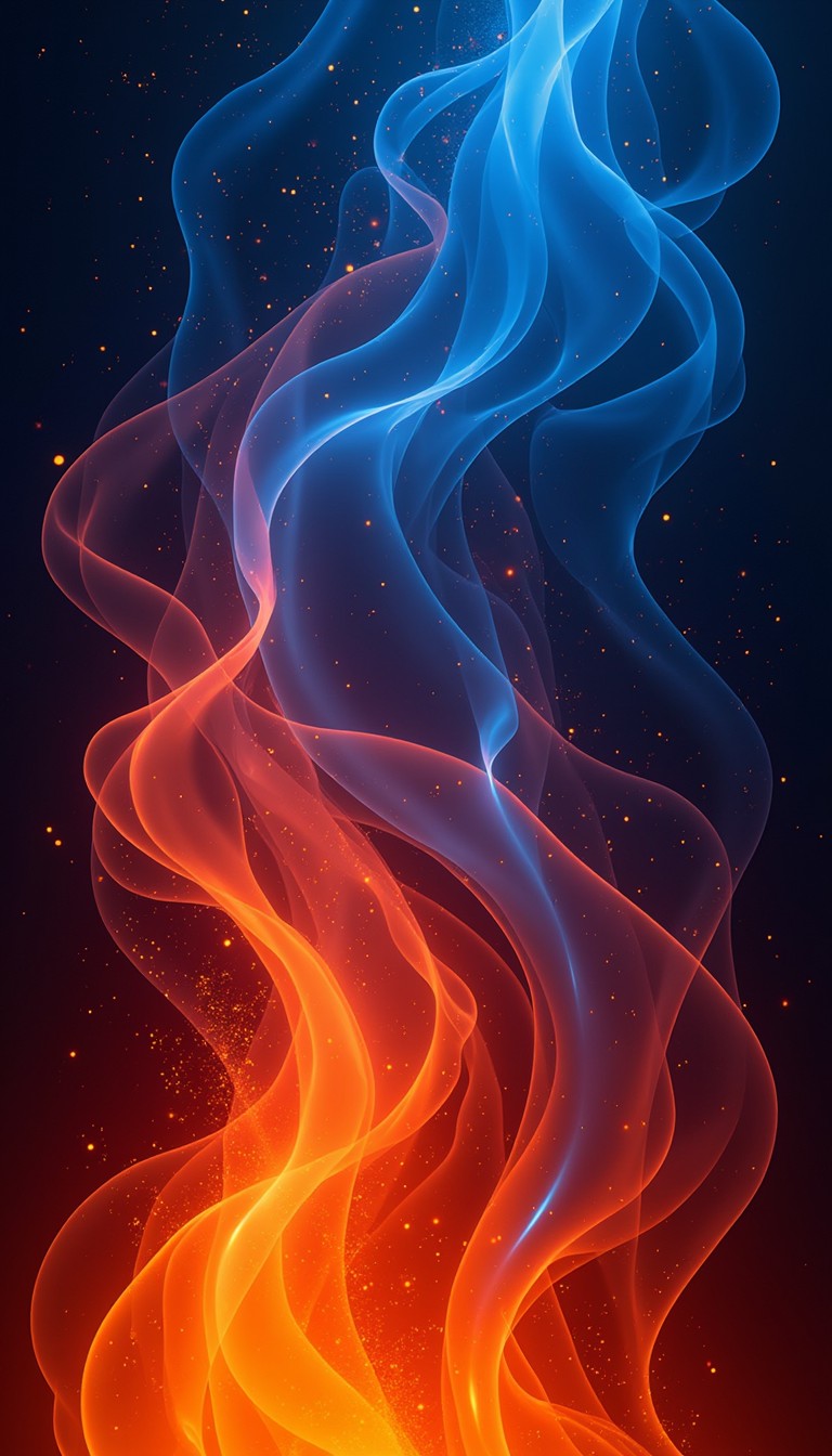 Free Ethereal Fire Dance Image - Fire, Flames, Blue | Download at StockCake