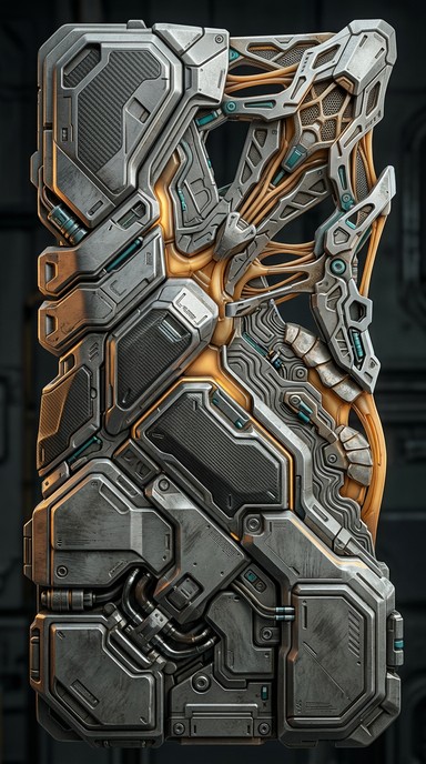 Free Biomechanical Armor Texture Image - Biomechanical, Exoskeleton ...
