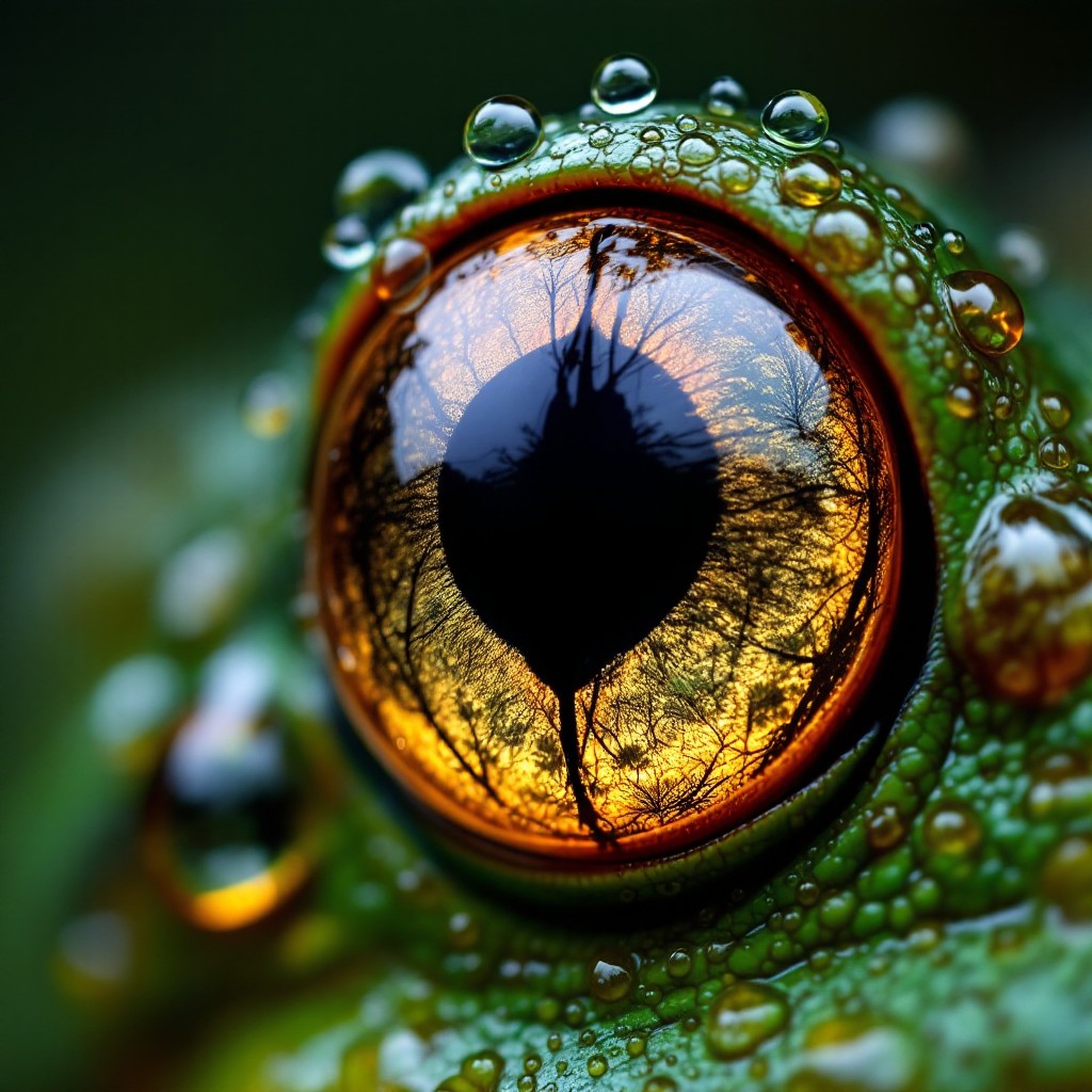 Free Golden Frog Eye Image - Frog, Macro, Eye | Download at StockCake