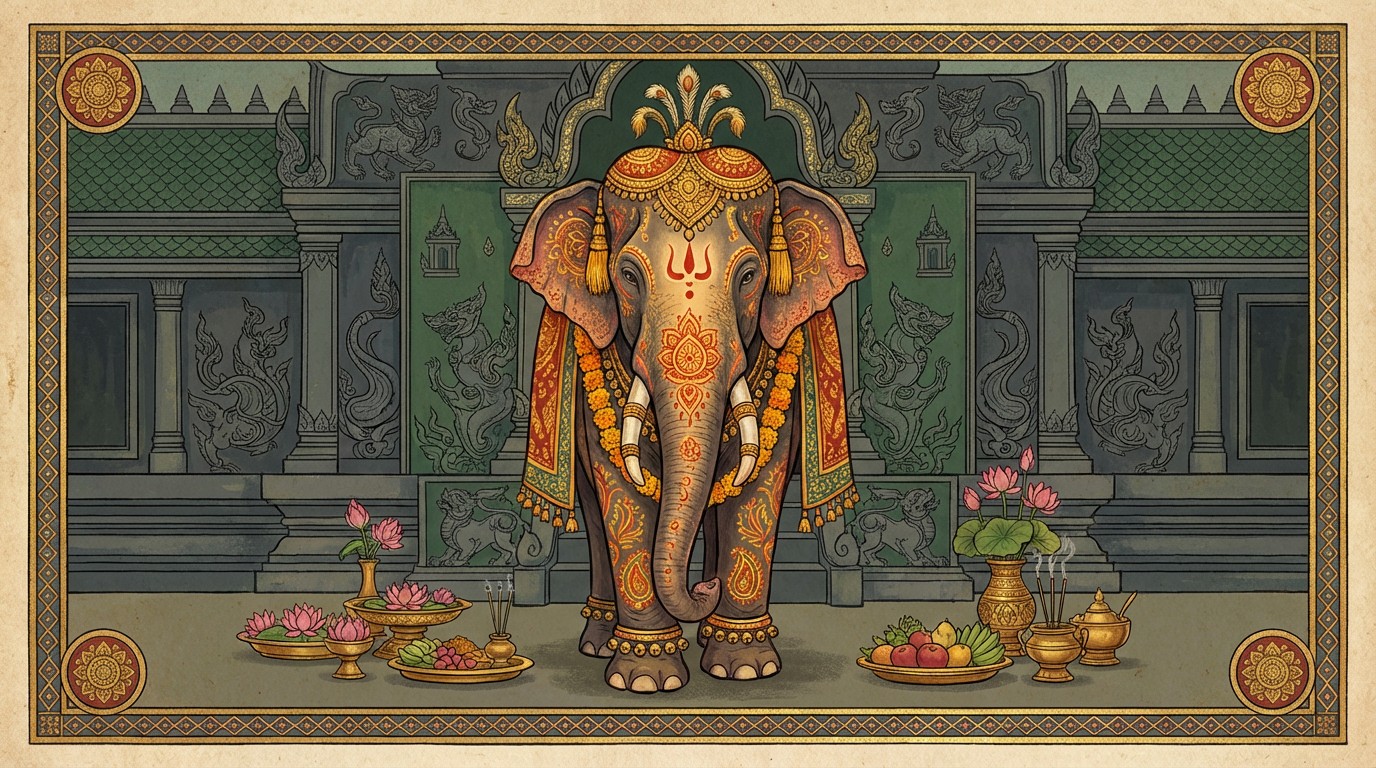 Elephant Welcome Ritual Free Sacred Elephant Celebration Image - Elephant, Ceremonial ...