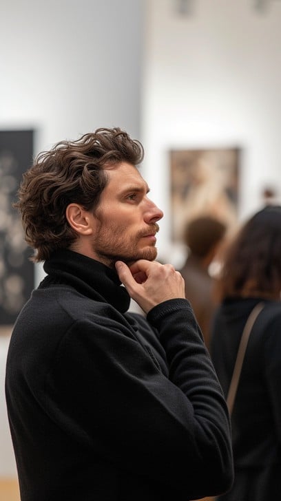 Free Contemplative Art Viewer Image - Contemplation, Art, Gallery ...