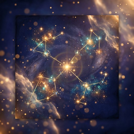 Thread Constellation Free Cosmic Light Map Image - Constellation, Celestial, Cosmic ...