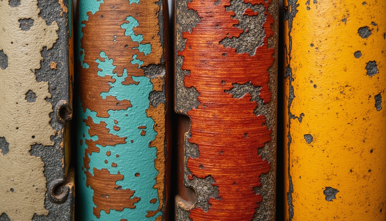 Free Weathered Color Columns Image - Weathered, Peeling, Rustic ...
