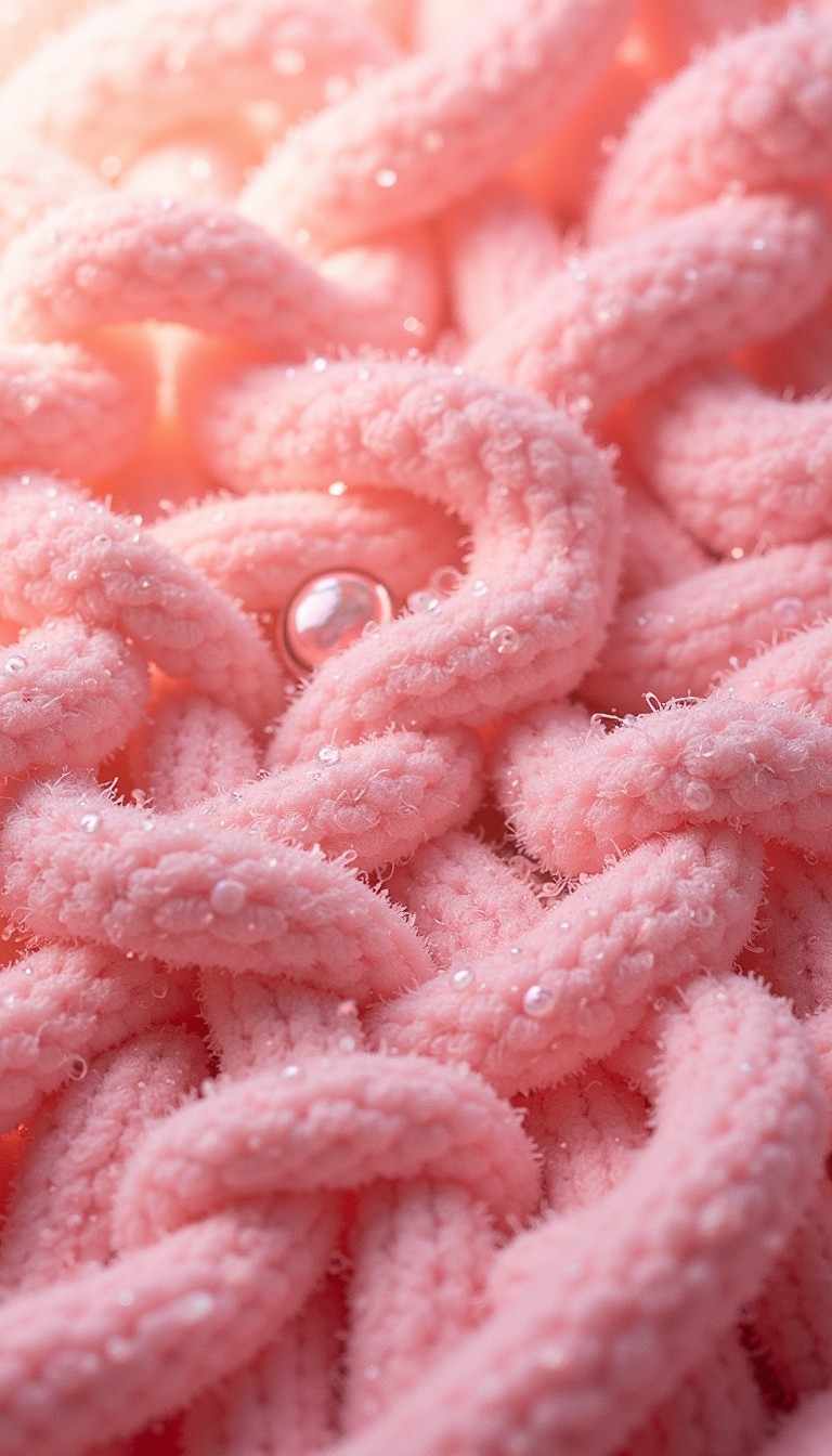 Free Pink Fiber Forest Image - Pink, Textile, Macro | Download at StockCake