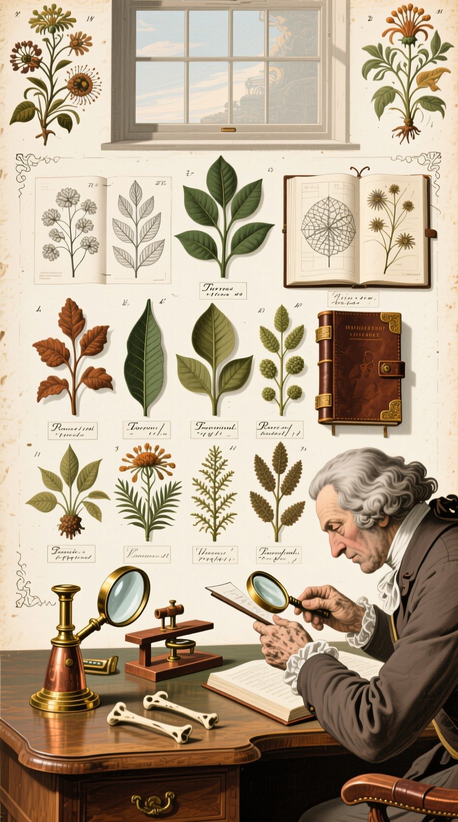 Free Botanical Study Scene Image - Botanical, Naturalist, Vintage ...