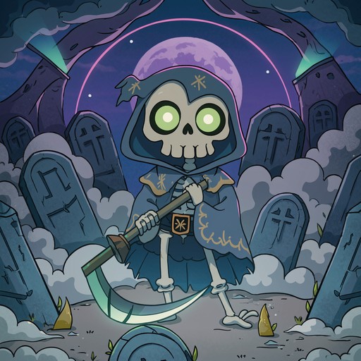 Miscevious Skeleton Free Playful Skeleton Reaper Photo - Skeleton, Cartoon, Character ...