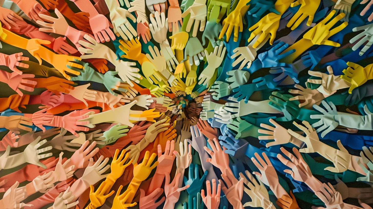 Free Colorful Hands Display Image - Art, Installation, Hands | Download ...
