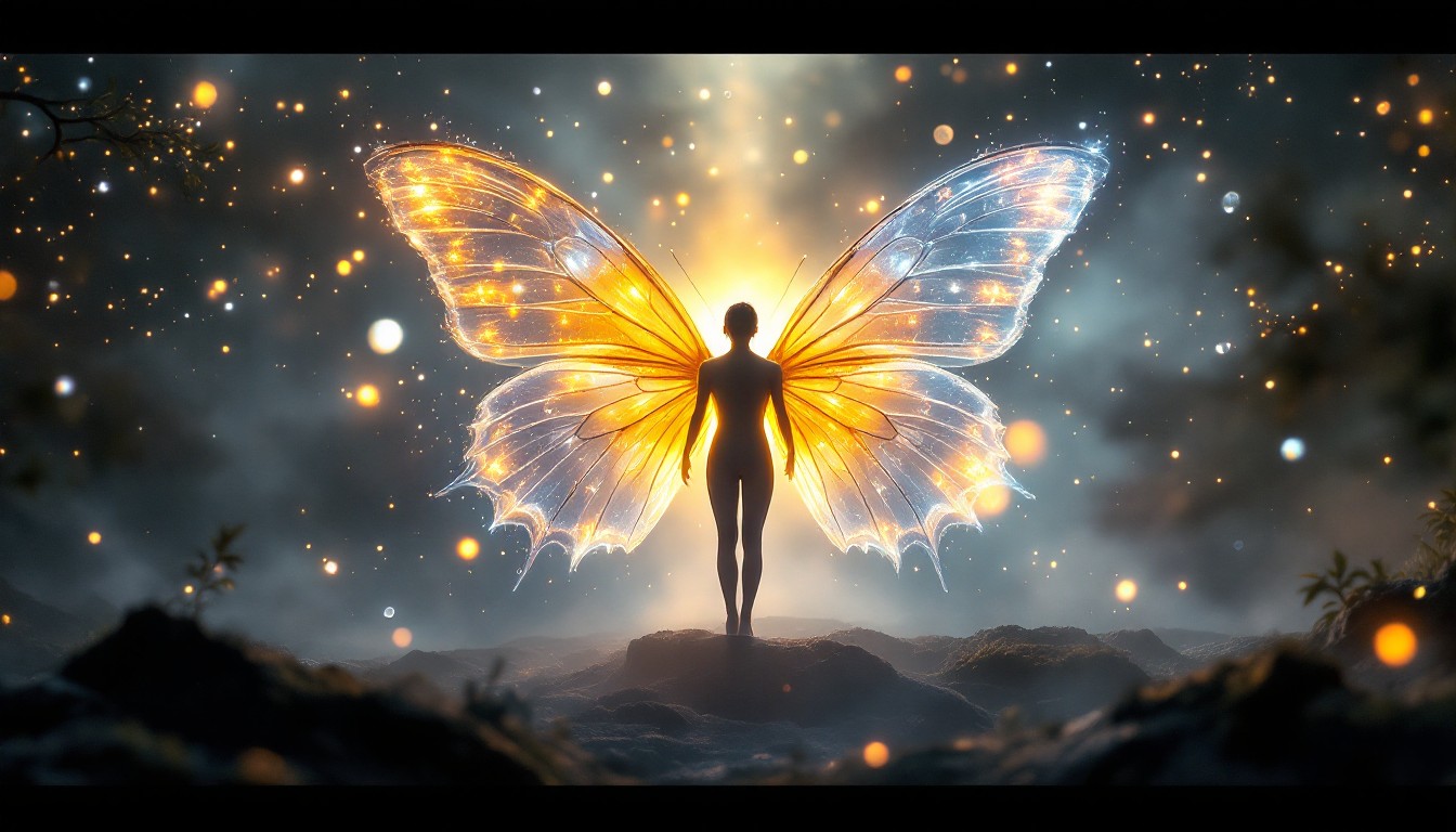 Free Celestial Butterfly Awakening Image - Butterfly, Transformation ...