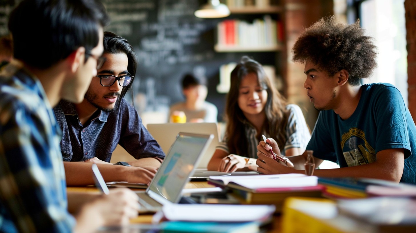 Free Group Study Session Image - Students, Group, Studying | Download ...