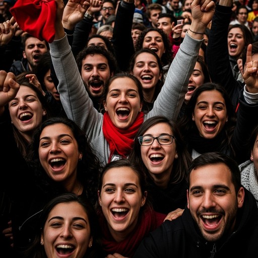 Beaming Emotion Free Collective Joy Erupts Image | Download at StockCake