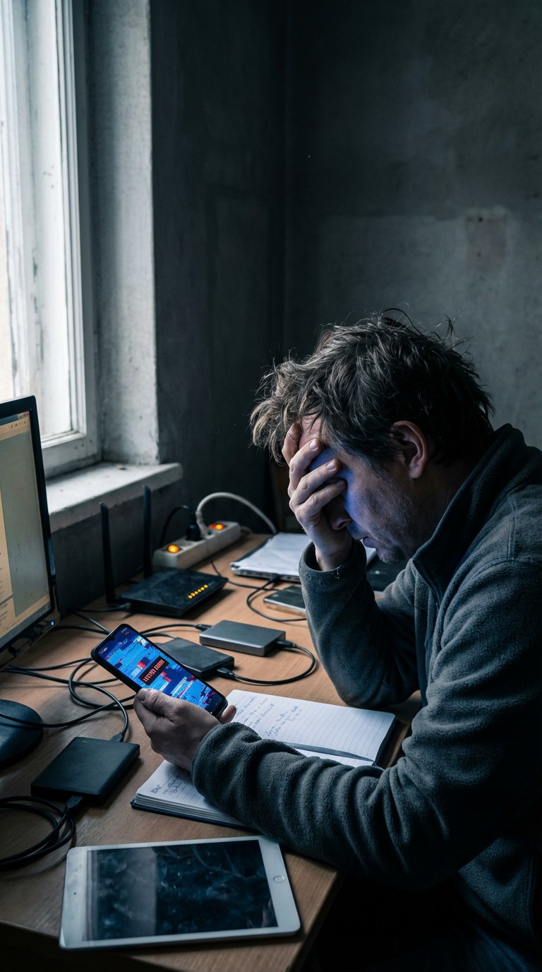 Free Digital Breakdown Moment Image - Frustration, Technology, Burnout ...