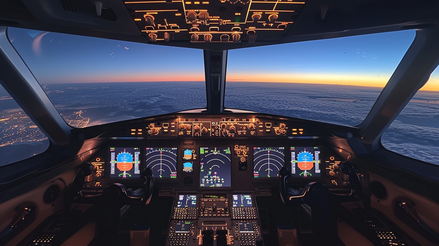Free Sunset Flight View Image - Aircraft, Sunset, Horizon | Download at ...