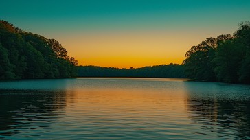 Free Serene Sunset Lake Image - Lake, Sunset, Nature | Download at ...