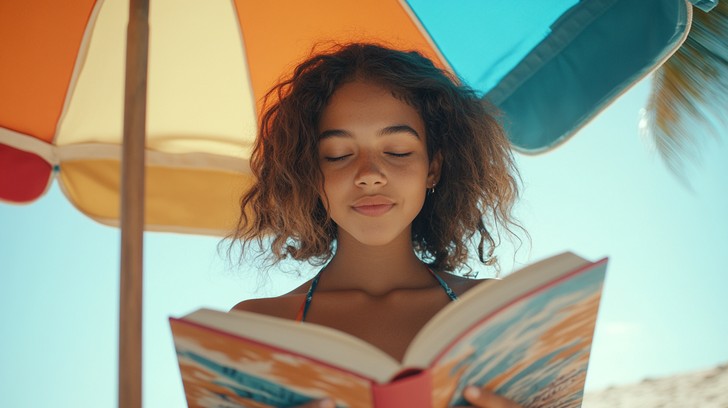 Free Beach Day Reading Image - Beach, Reading, Book | Download at StockCake