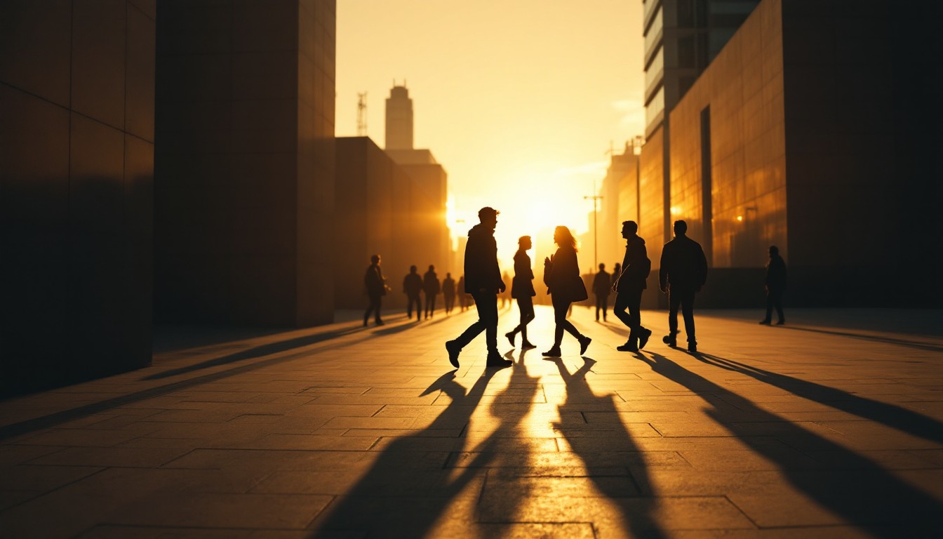 Free Sunset City Silhouettes Image - Sunset, Silhouette, Urban ...