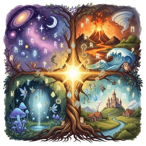 Free Mystical World Tree Photo Magical Fantasy Tree Download At