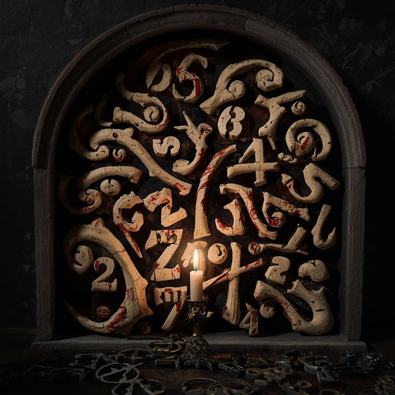 Free Gothic Numerical Ritual Image - Gothic, Numbers, Bone | Download ...