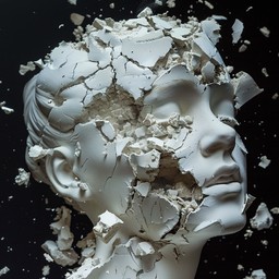 Free Shattered Face Sculpture Image - Shattered, Sculpture, Face ...