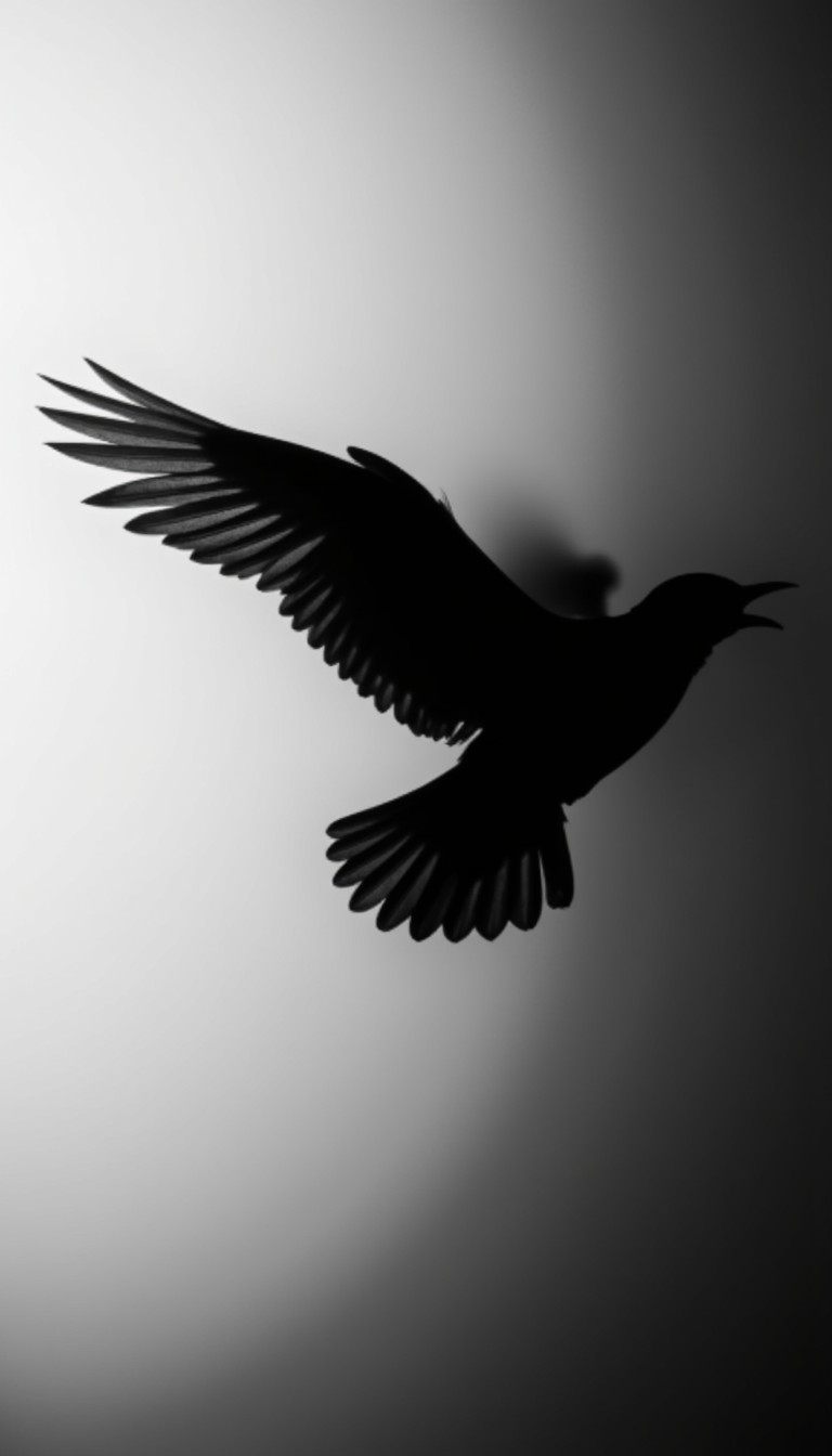 Free Shadow Bird Flight Image - Raven, Silhouette, Bird | Download at ...