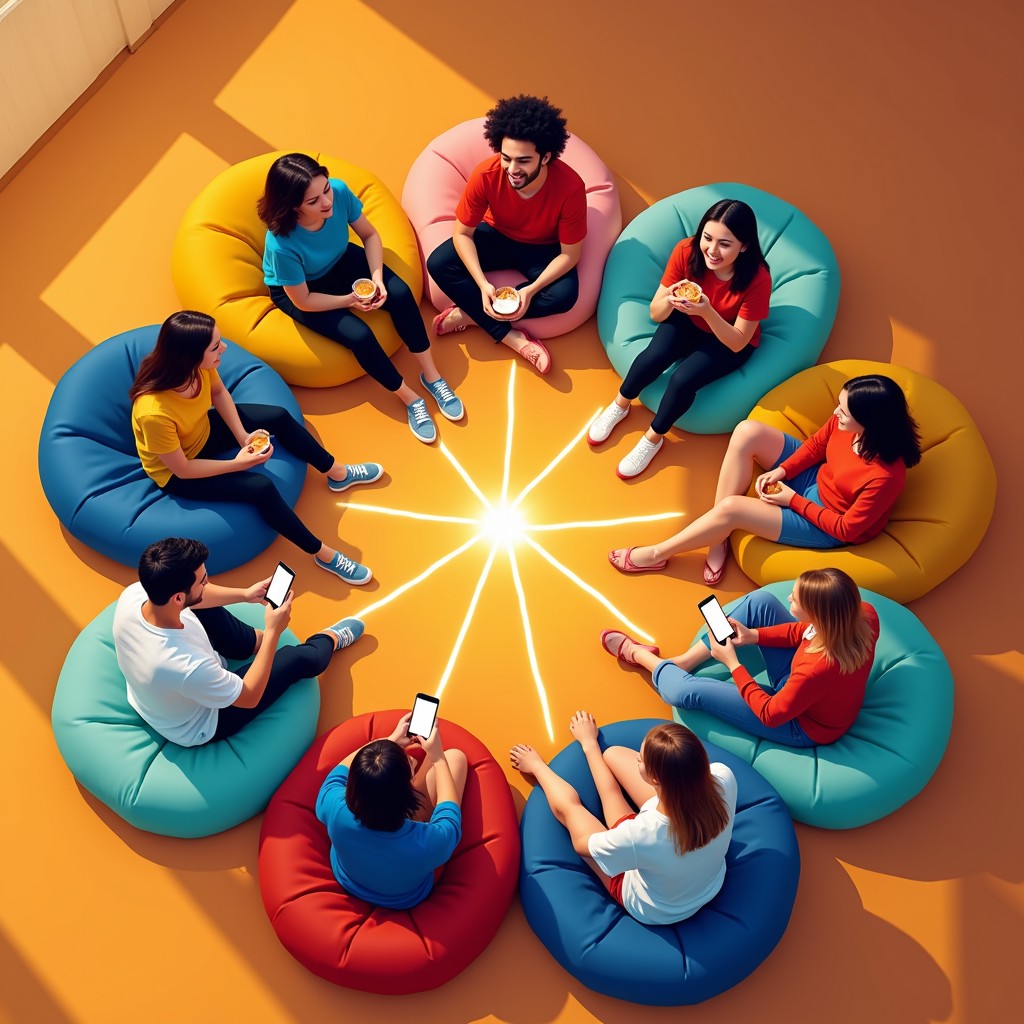 Free Digital Circle Gathering Image - Connection, Youth, Diversity ...