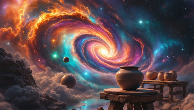 Space Pottery Example Free Cosmic Pottery Workshop Image - Pottery, Cosmic, Nebula | Download ...