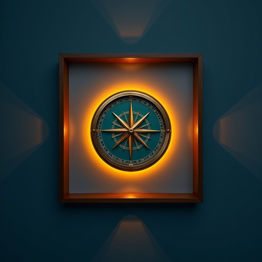 Free Illuminated Explorer's Compass Image - Compass, Navigation ...