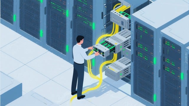 Free Data Center Installation Image | Download at StockCake