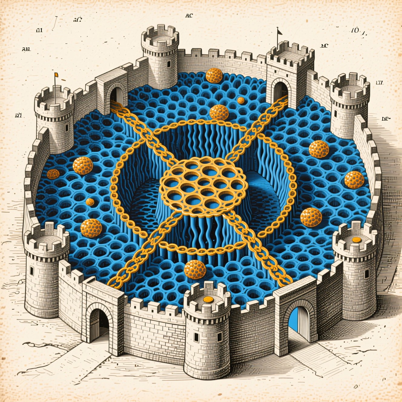 Free Cellular Fortress Defense Image - Cellular, Fortress, Membrane ...