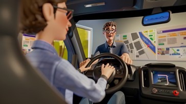 Free Driving Simulation Experience Image - Futuristic, Driving, Couple ...